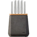 Furi Pro Stone Flint Terrazo Knife Block Set 6pc