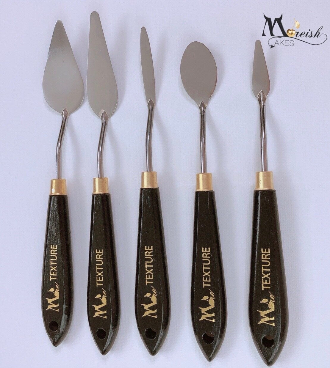 More Texture Custom Professional 5 Piece Palette Knife Set
