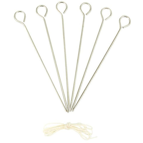 appetito-stainless-steel-poultry-lacers-set-of-6