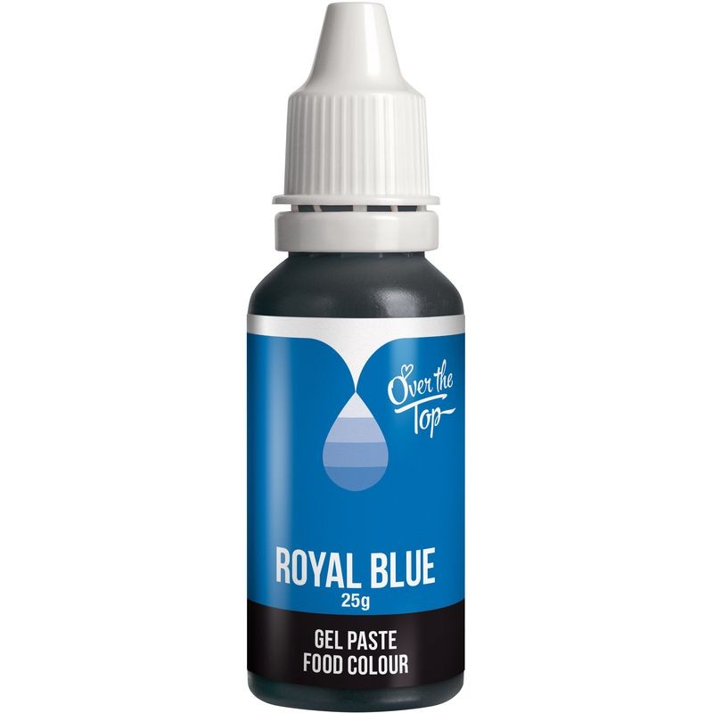 Over The Top Gel Paste Food Colour 25g - Royal Blue