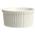 Duraceram Ribbed Souffle Dish - 76mm Ivory