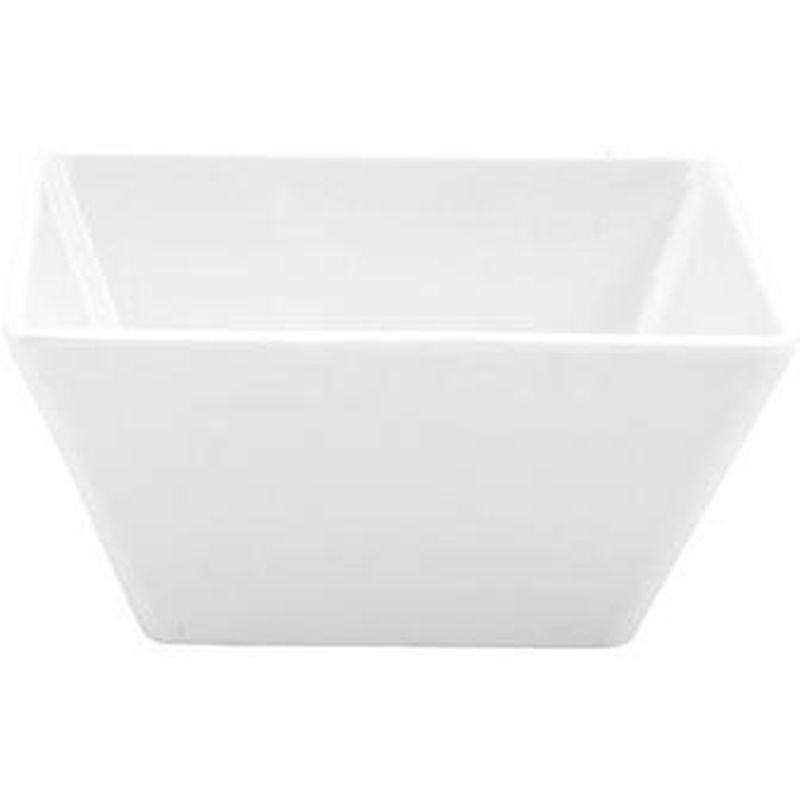 Ryner Melamine Square Bowl - 10 x 10 x 6cm White