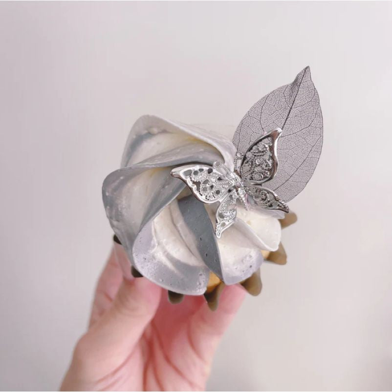 More Decos Silver Arched Butterflies 10pk