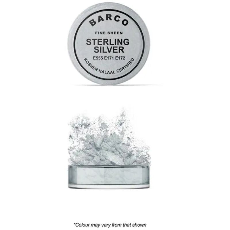 Barco Grey Label Metallic Paint-Dust - Sterling Silver 10ml