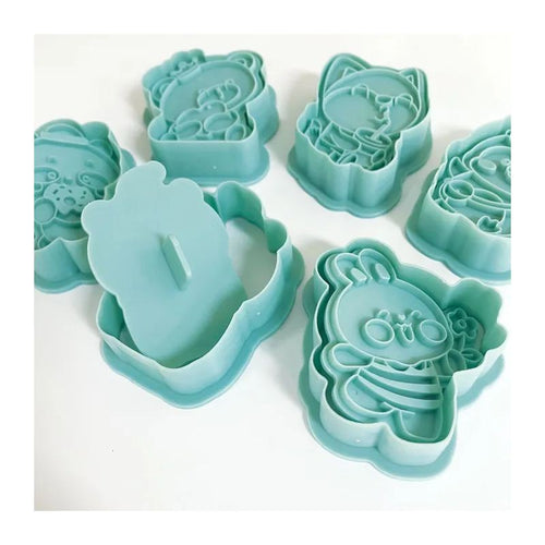 Cake Craft Cookie Cutters - Cute Animals - 6 pieces