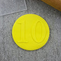 CCC 3D Numbers Serif Debosser - 10