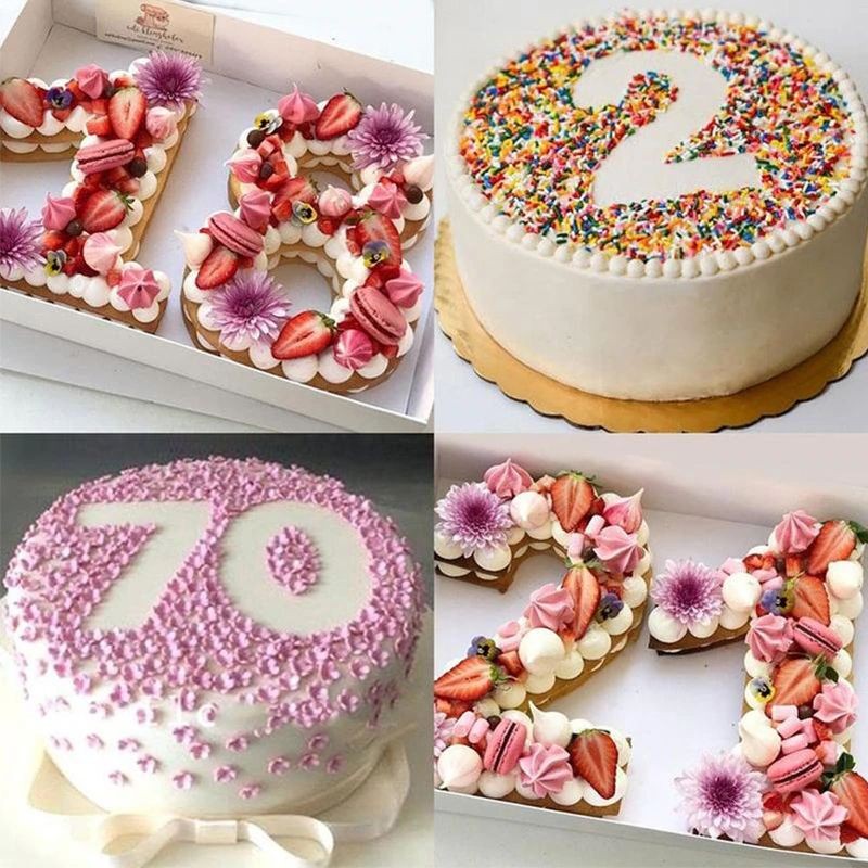 0-8 Number Templates 8 inch