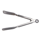 Appetito Mini Nylon Spatula Tongs 18cm Charcoal