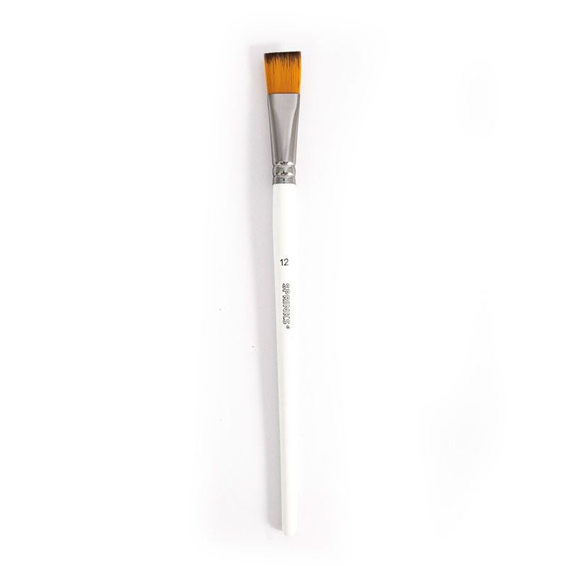 sprinks-flat-brush-number-12-white
