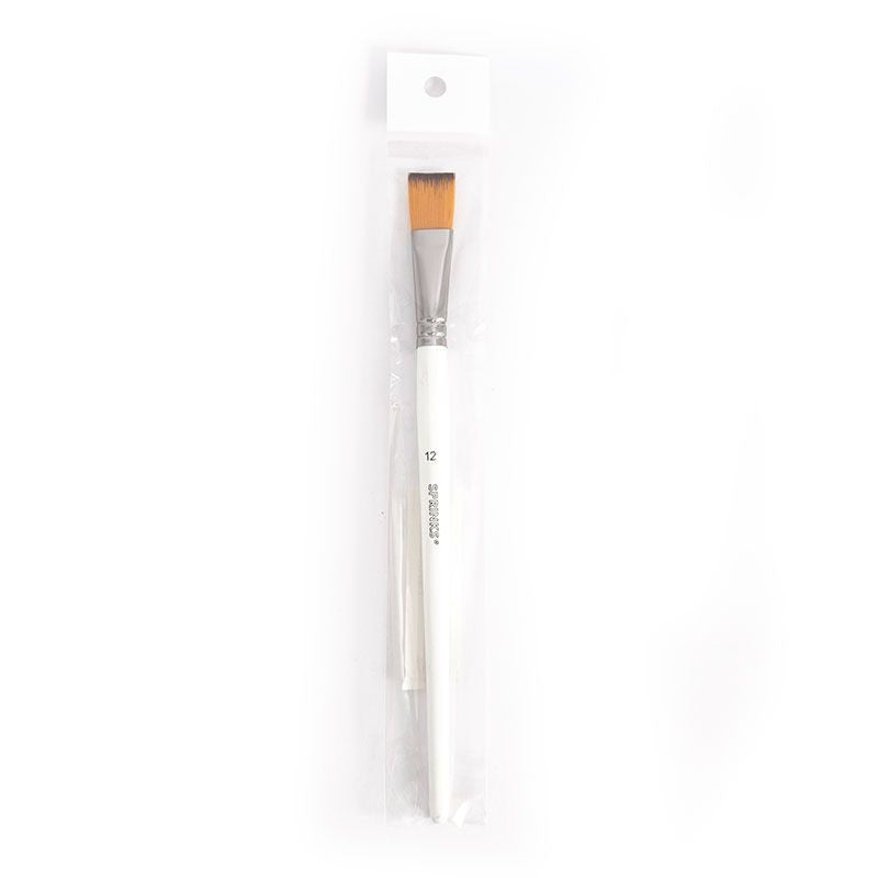 sprinks-flat-brush-number-12-white