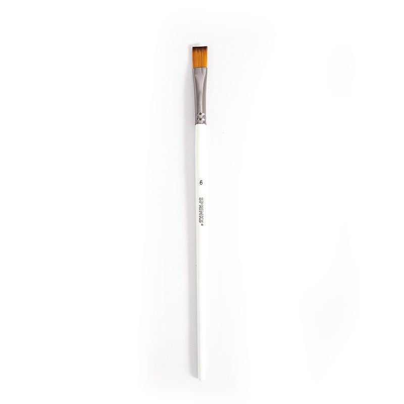 sprinks-flat-brush-number-6-white