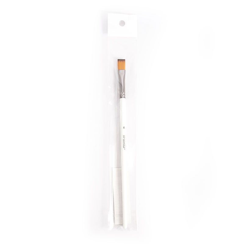 sprinks-flat-brush-number-6-white
