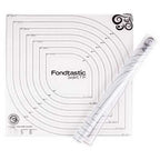 Fondtastic 2pc Fondant Mat Set 50x50cm