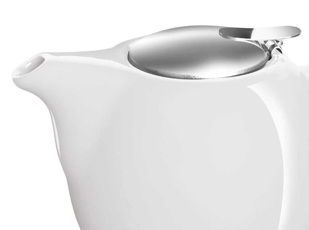 Avanti Camelia Ceramic Teapot 750ml Pure White