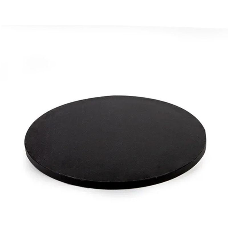 mondo-cake-board-masonite-round-black-10inch