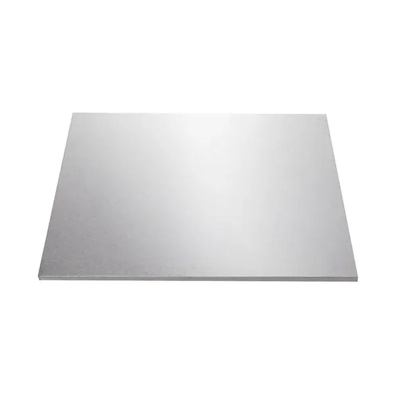 Mondo Cake Board Masonite - Silver Square 8inch - 20cm