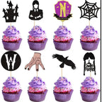 Wednesday Cake Topper 8pc set