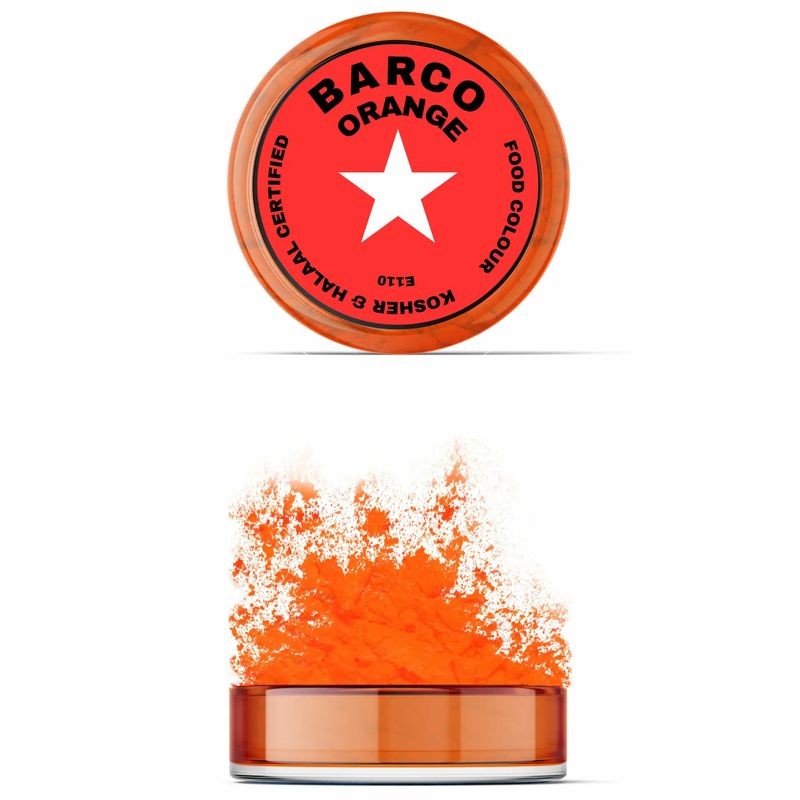 Barco Red Label Food Dust/Paint - Orange 10ml
