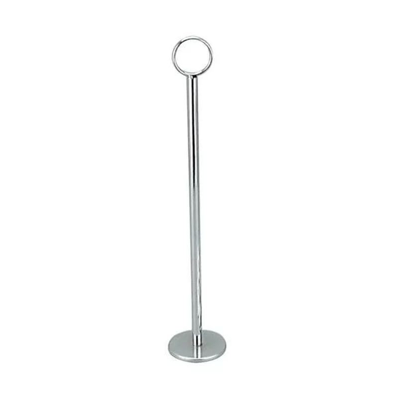 Chef Inox Table Number Stand Chrome 300mm