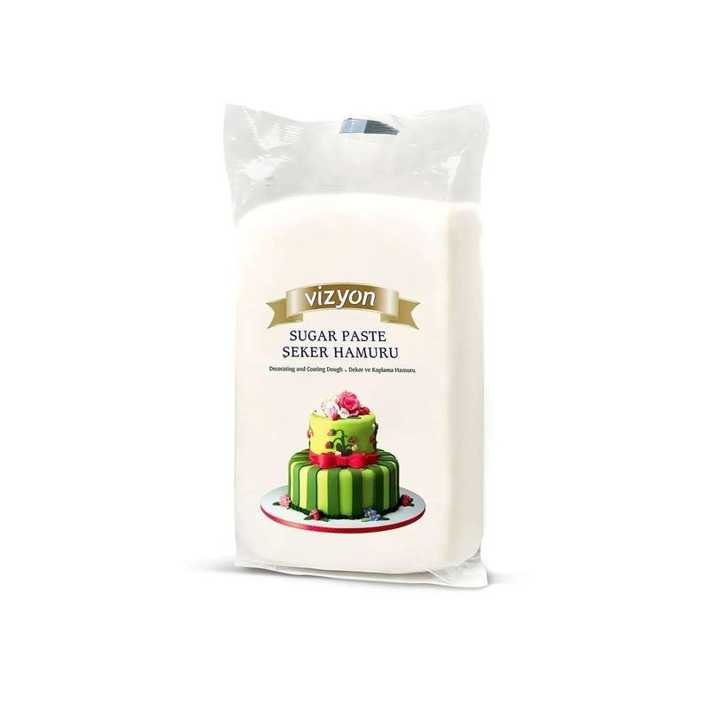 Vizyon Fondant Sugar Paste - White 250g