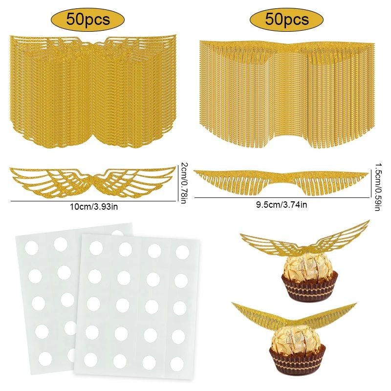 harry-potter-gold-wings-toppers-50pc