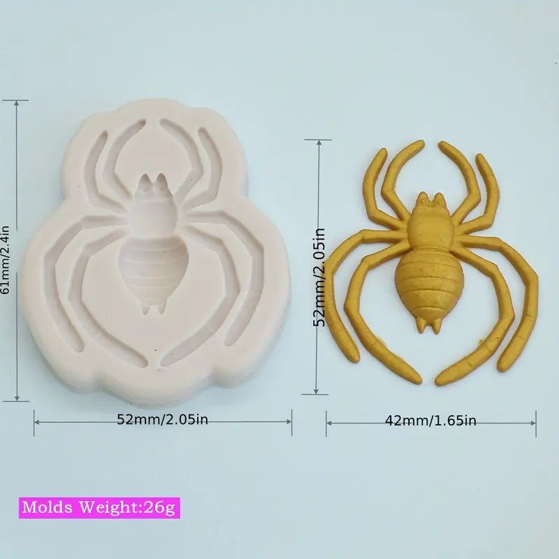 Silicone Mould Spider5x4.5cm