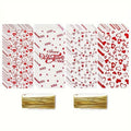Valentines Day Cellophane Bags 100pc