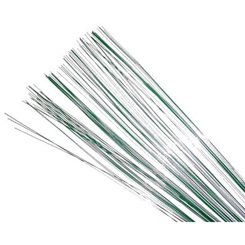bake-group-flower-wire-26-gauge-50-pieces-dark-green