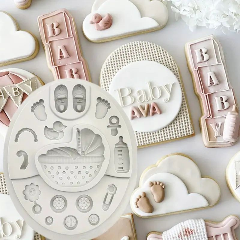 Assorted Baby Shapes 16 Cavity Silicone Mould