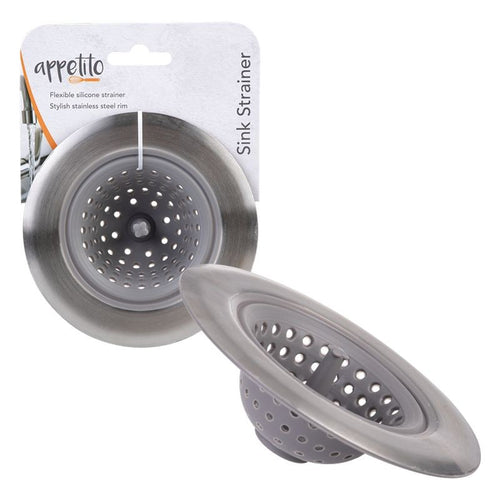 appetito-deluxe-stainless-steel-silicone-sink-strainer