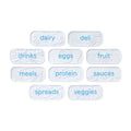 Youcopia Re-Stickable Fridge Labels 10pk