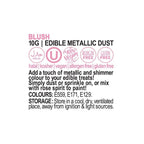 Vivid Edible Metallic Dust - Blush 10g