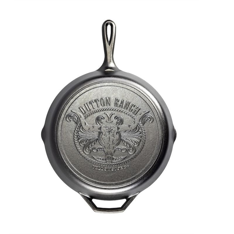 Lodge Yellowstone 12 Inch Cast Iron Steer Skillet