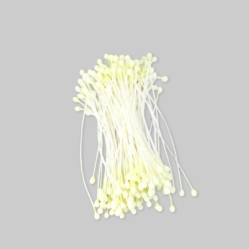 Loyal Plain Yellow Small Floral Stamens - 144 Pack