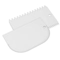 Mondo Icing Comb & Bowl Scraper - 2 pieces