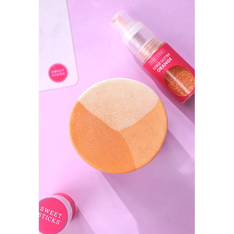 sweet-sticks-edible-glitter-pump-orange-10g