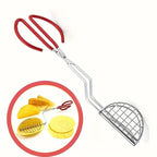 taco-shaped-deep-fryer-tongs-stainless-steel