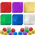 Chocolate Foil Wrappers 8x8cm 100p Purple