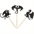 cupcake-toppers-black-glitter-dragon-24pc