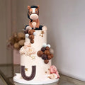 Cake Topper Brown Horse & Balls 17pc set