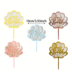 cake-topper-happy-birthday-seashell-rose-gold