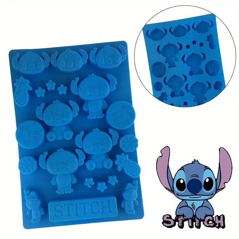 Silicone Mould Stitch 3D Ice Cube 22 cavity