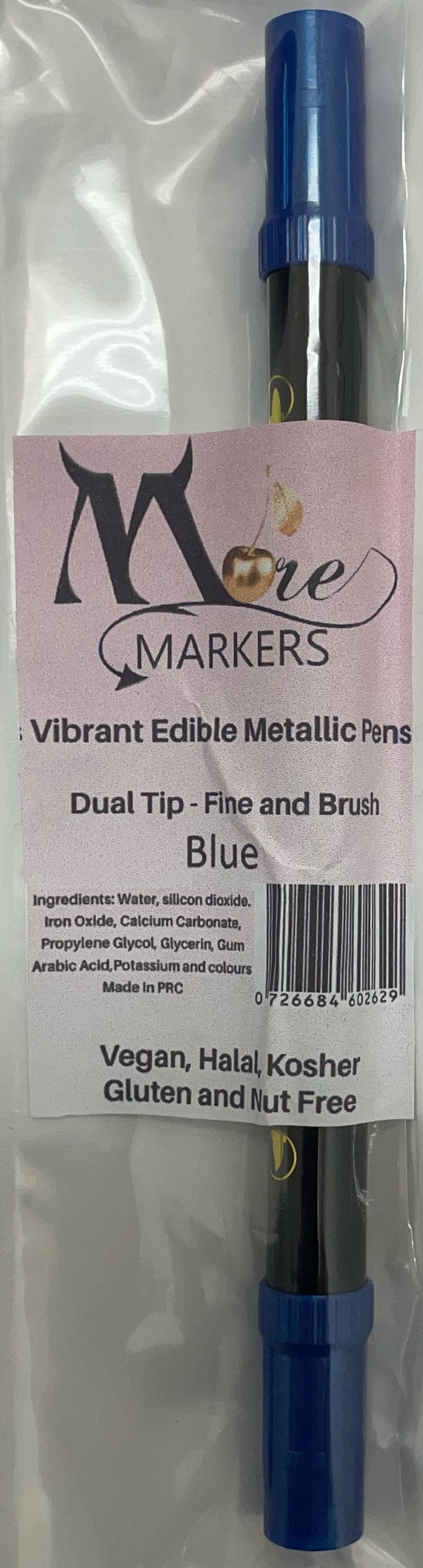 More Metallic Edible Single Marker - Blue