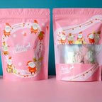 christmas-sealed-bag-pink-santa-22x16cm-10pc