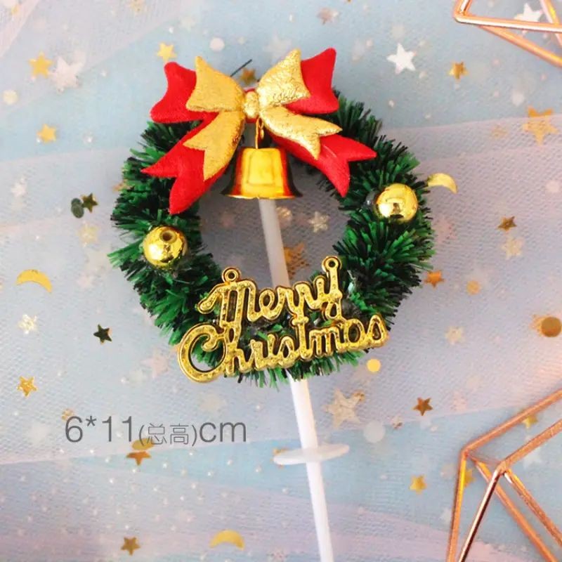 Mini Cake Topper Christmas Wreaths