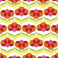 Paper + Design Luncheon Napkins -Geo Flowers Red