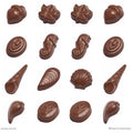 Roberts Chocolate Mould - Shells/Acorns/Leaves