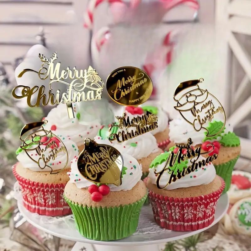 acrylic-topper-christmas-gold-assorted-shapes-1pc
