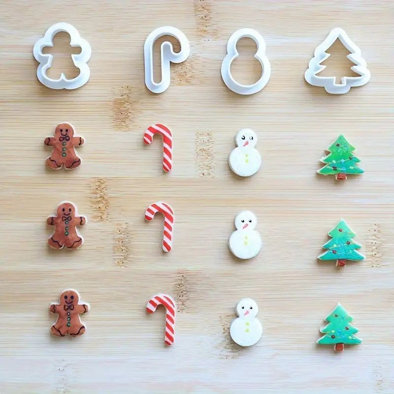 Christmas Tic Tac Toe 6pc Cutter Set