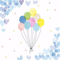 Paper + Design Luncheon Napkins - Hearts & Balloons